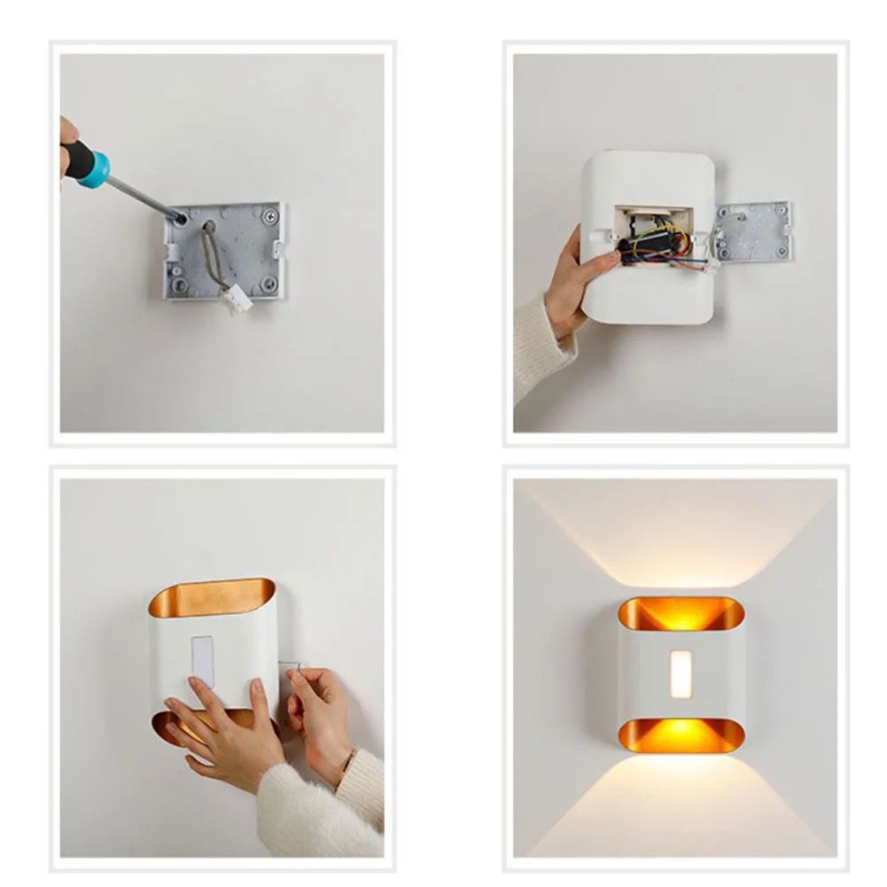 Lampara Antorcha  LUXUR - Blanco/Dorado image