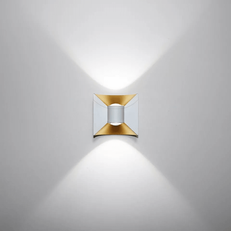 Aplique Candelabro - Blanco/Dorado image