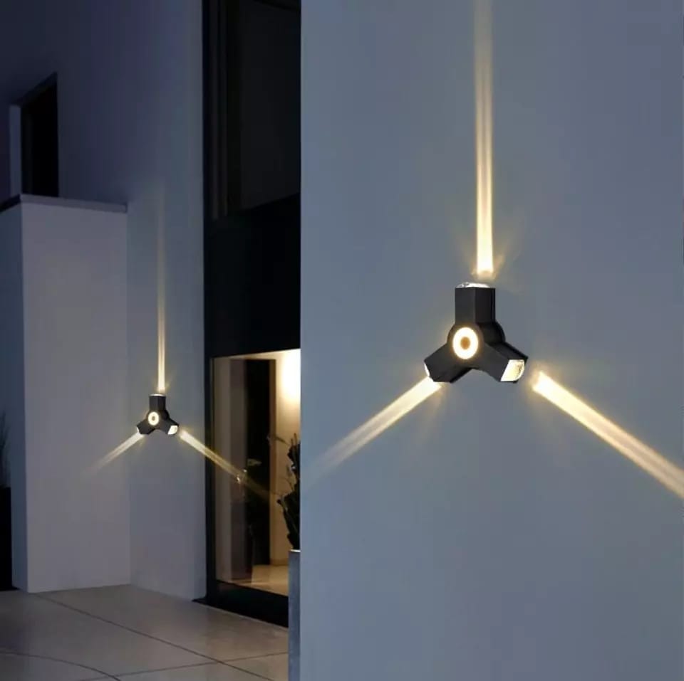 Aplique Pared Juego De Luces X3 3500K image 0