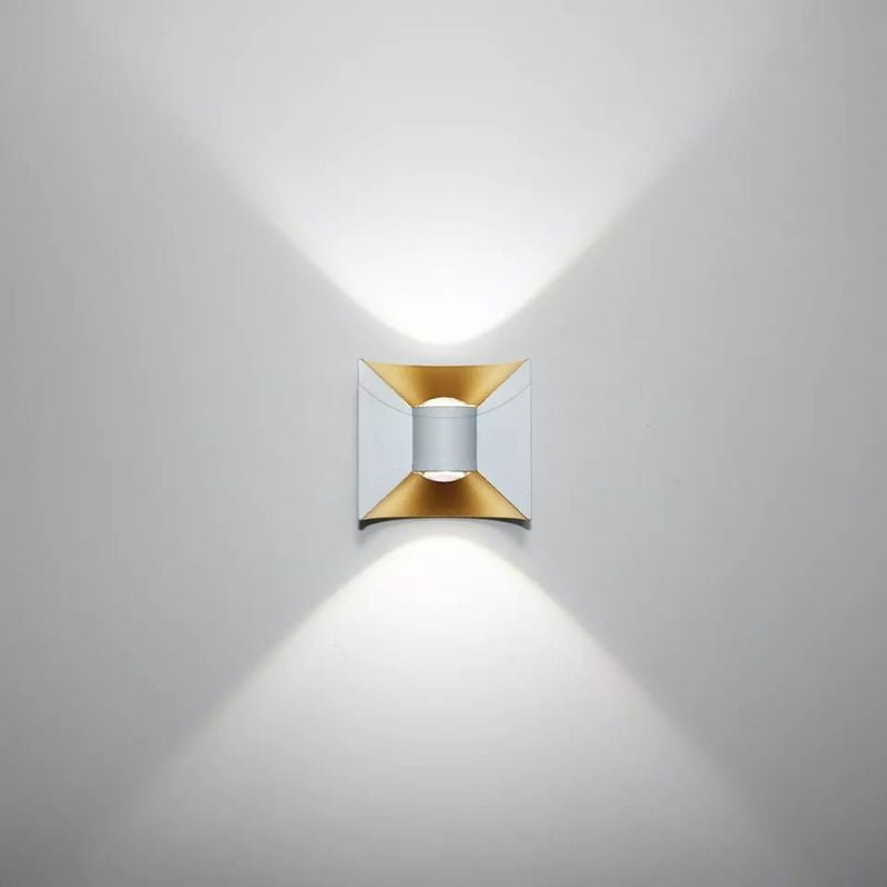 Lampara Antorcha Luxur GRANDE - Blanco/Dorado, 6W image