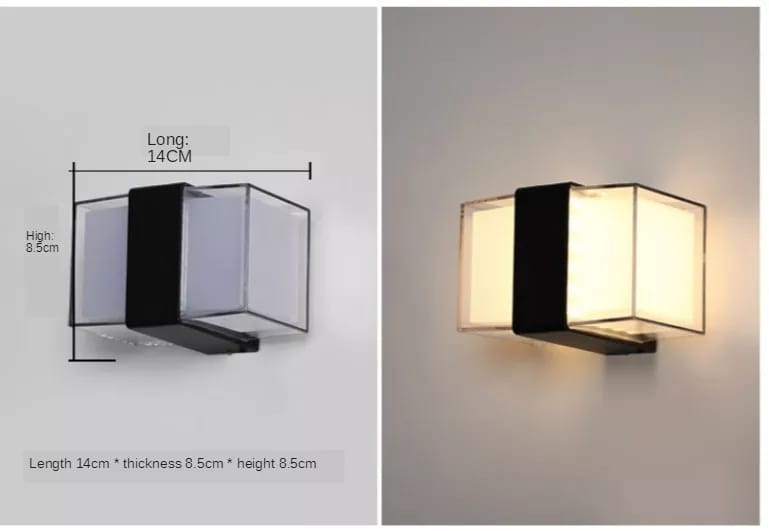 Lampara Acrilica Cubo 4000K image 1