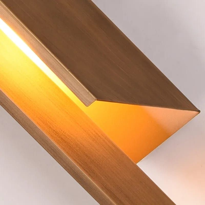 Lampara Pared Bronce Nordico Simple image 1