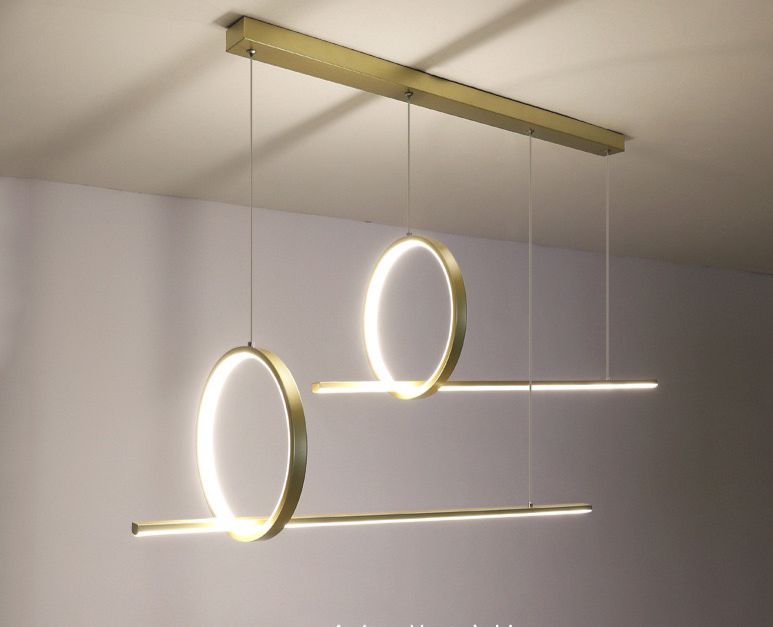 Lampara  Aros  30W 3 Tonos Dorada